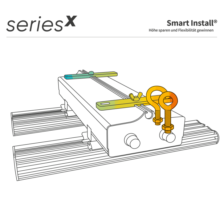 Greenception GCx5 solo Plant lamp for growing projects, passive cooling, silent operation