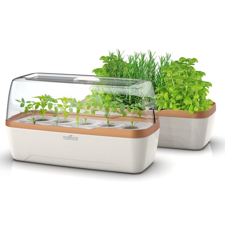 Romberg BoQube greenhouse & planter box system in size L