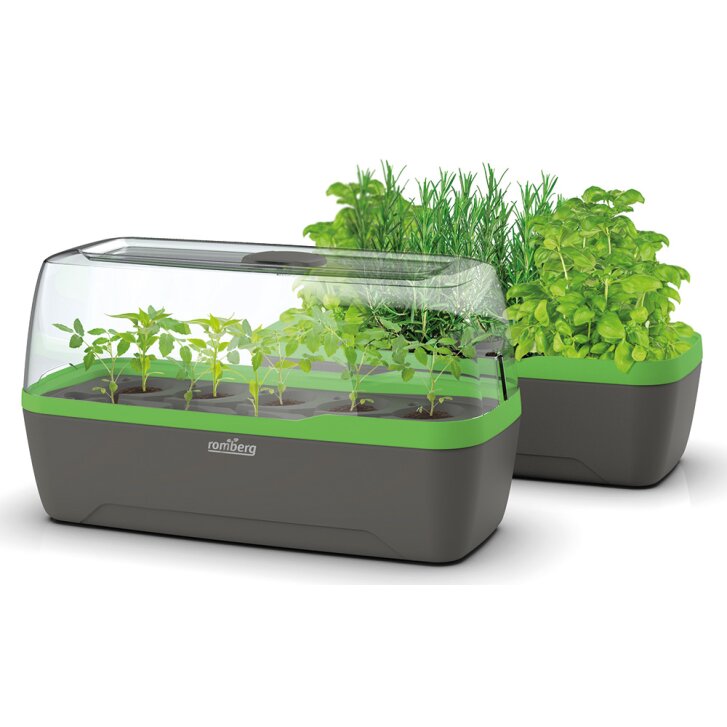 Romberg BoQube greenhouse & planter box system in size L