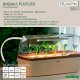 Romberg BoQube greenhouse & planter box system in size L with lighting cream copper