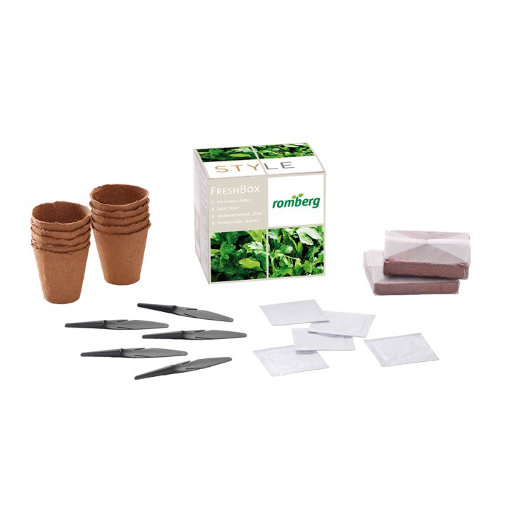 Romberg Fresh Box Anzucht-Set "Kräuter", mit 5 verschiedenen Gartenkräutern