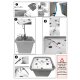 Terra Aquatica AeroFarm, aeroponic system including pump, for substrate-free cultivation