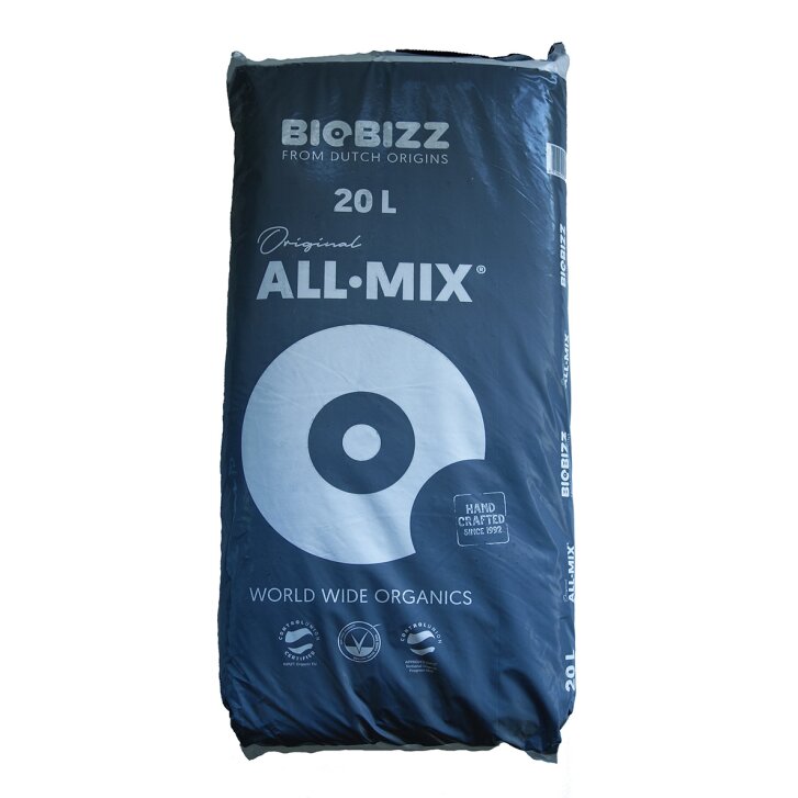 Biobizz All Mix 20 L Substrat-Mischung, vorgedüngtes Substrat mit hohem EC-Wert