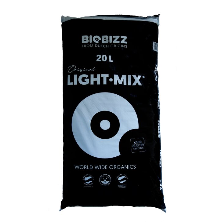 Biobizz Light Mix 20 L, Basissubstrat für Setzlinge und junge Pflanzen