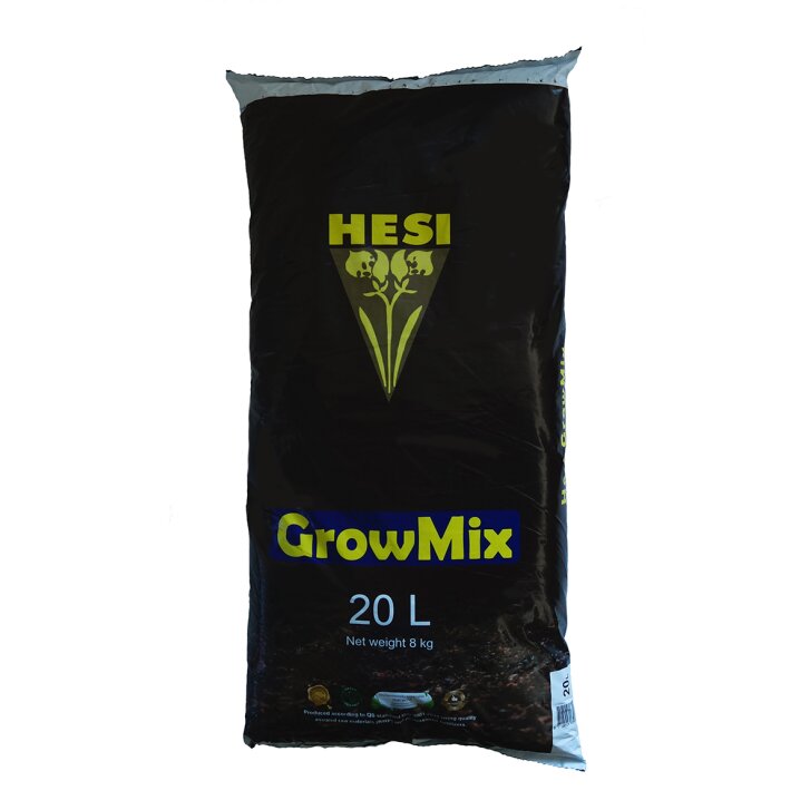 HESI Grow Mix Kultursubstrat 20 L, für Pflanzen mit hohem Nährstoffbedarf