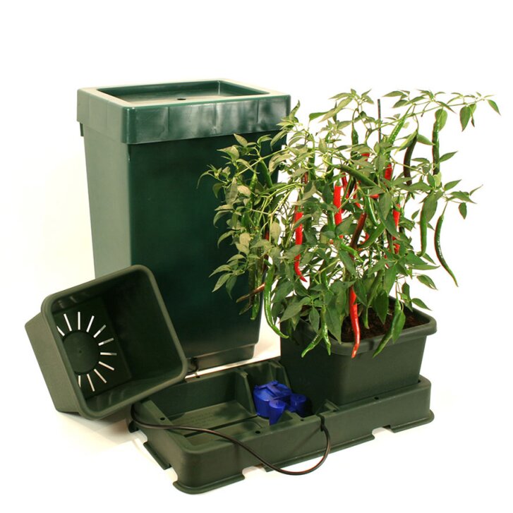 AutoPot Easy2Grow Kit, Bewässerungssystem mit 2x 15 L Töpfen und 47 L Tank